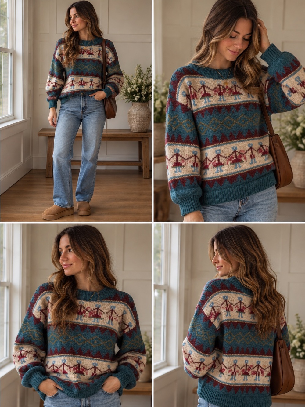Balta Imports Vintage 100% Wool Handmade Sweater